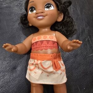 Charming Doll with Red and Orange Outfit